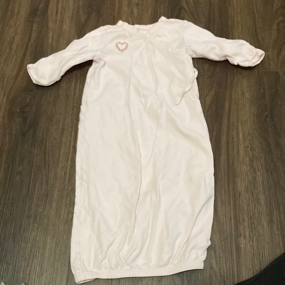 Janie and Jack gown 3-6 mo